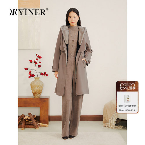 音儿专选水貂毛内里尼克服皮草