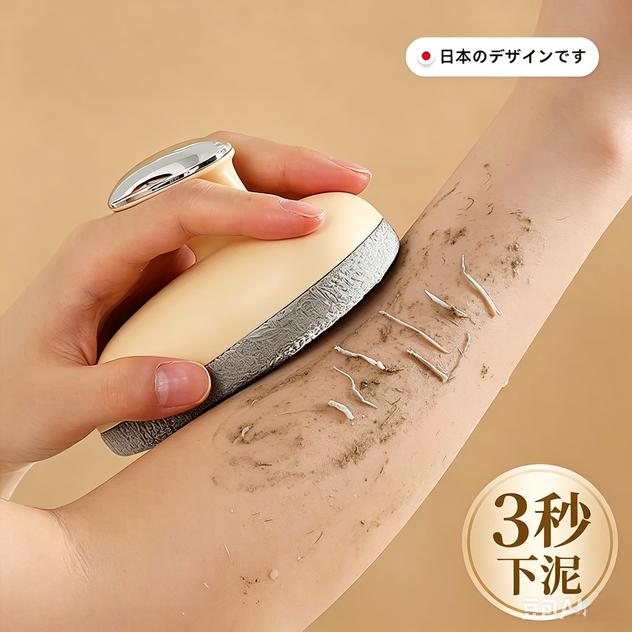 3秒无痛下泥！搓澡巾女士专用强力搓泥背刷洗澡擦搓澡下泥神器