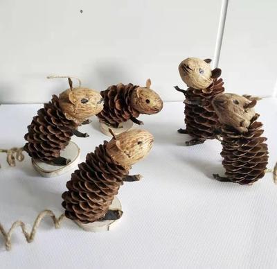 家居幼儿园可爱天然培训DIY松果