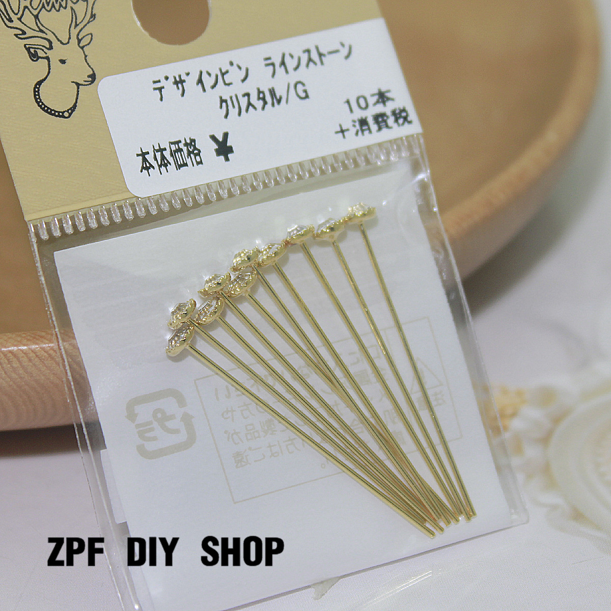 GUIHE 쥬얼리 DIY 기본 액세서리 볼 펜던트 생산 장식 재료 3.5MM 라인 석 비트 금도금 T 자형 바늘
