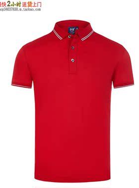 2021年新款polo衫HL-99308酷爽丝光珠地短袖T恤衫来图订制 红色