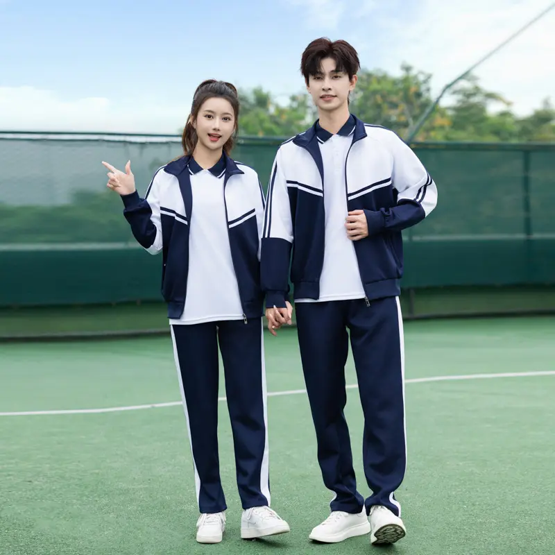 初高中校服运动套装小学生班服学院风春秋季休闲套装英伦学院风