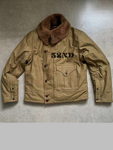 咔叽范日系重磅N 森林户外狩猎夹克 1防撕裂丛林布纯羊毛内里冬季