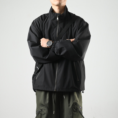 橘社翻领春秋宽松百搭夹克