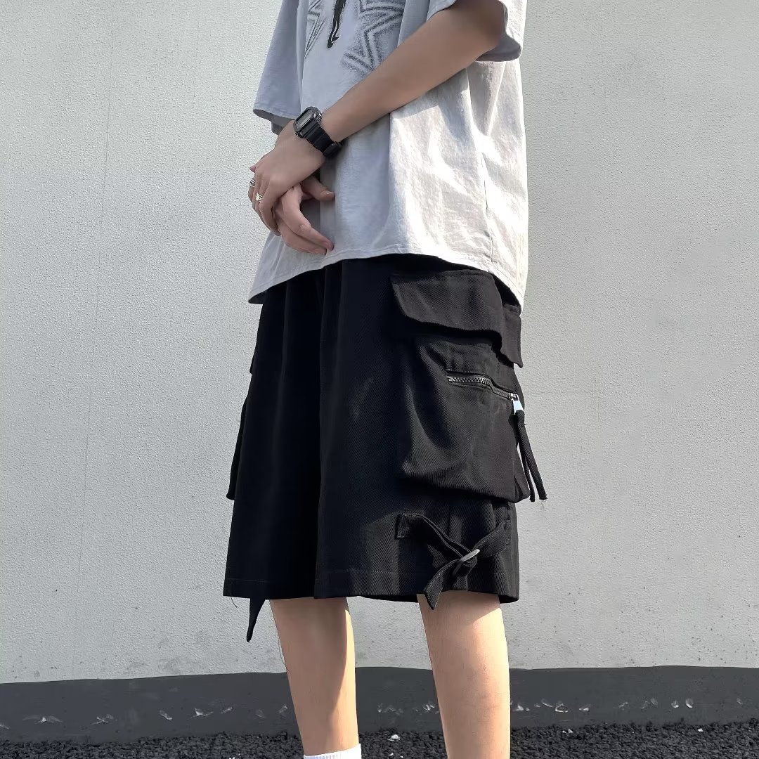 2025夏季新款男士休闲五分裤宽松工装裤DK9034P40,男装牛仔裤,星座1108-1