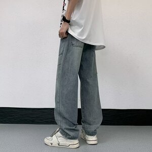 2025新款男士牛仔裤潮流直筒裤子 K1460 P50图片