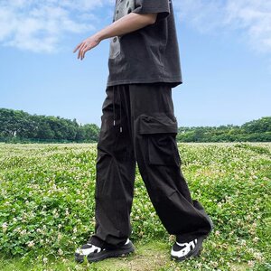 2025夏季新款男士休闲裤宽松工装薄款潮流运动裤 K275 P45图片