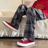 加绒加厚休闲格子裤K864P55，男装卫衣，星座1108-1