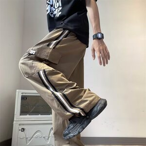 2025夏季新款男士薄款宽松直筒休闲裤直筒运动裤 K80 P40图片