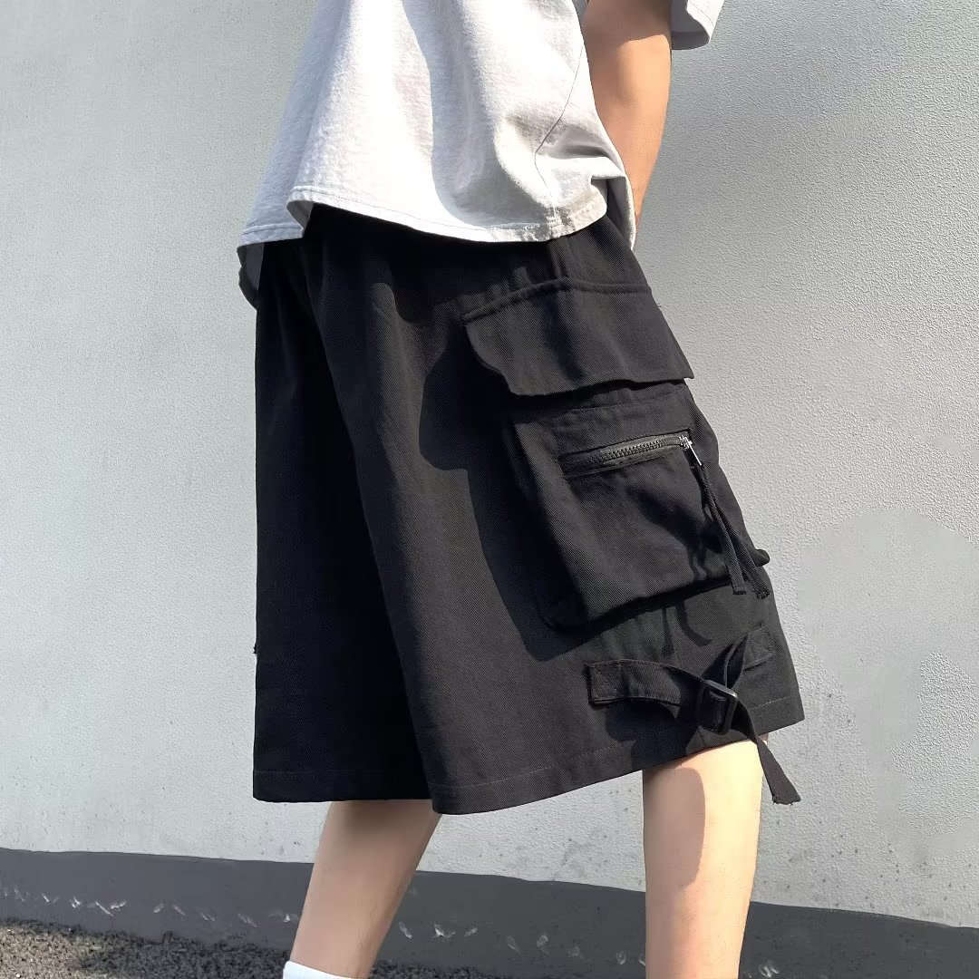 2025夏季新款男士休闲五分裤宽松工装裤 DK9034 P40图片