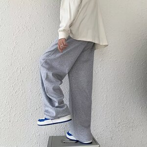 2025新款纯色简约款休闲宽松卫裤直筒运动裤 K45 P45图片