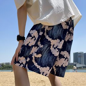 203夏季新款男士沙滩裤五分裤休闲短裤 DK5517 P20图片