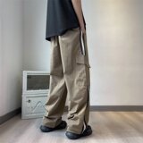 2025夏季新款男士薄款宽松直筒休闲裤直筒运动裤K80P40，女装休闲裤，星座1108-1