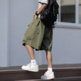 2025夏季新款男士宽松休闲短裤DK9022P35，男装牛仔裤，星座1108-1