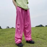 2025夏薄款速干时尚阔腿伞兵裤男降落伞裤子K81P40，男装休闲裤，星座1108-1