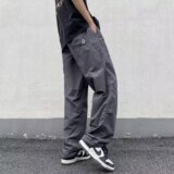 2025夏季新款男士休闲裤工装裤宽松长裤运动裤K1168P35，男装工装外套，星座1108-1