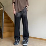 2025新款男士牛仔裤直筒牛仔长裤K1319P50，男装牛仔裤，星座1108-1