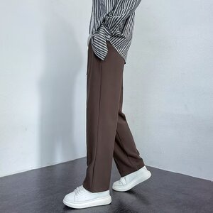 2025早秋新款男士休闲裤直筒修身修身裤 K042 P40图片