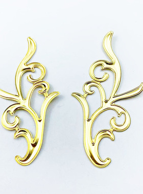 饰品配件头饰古装头饰配件花枝34x67mm树枝中式婚礼新娘造型装饰