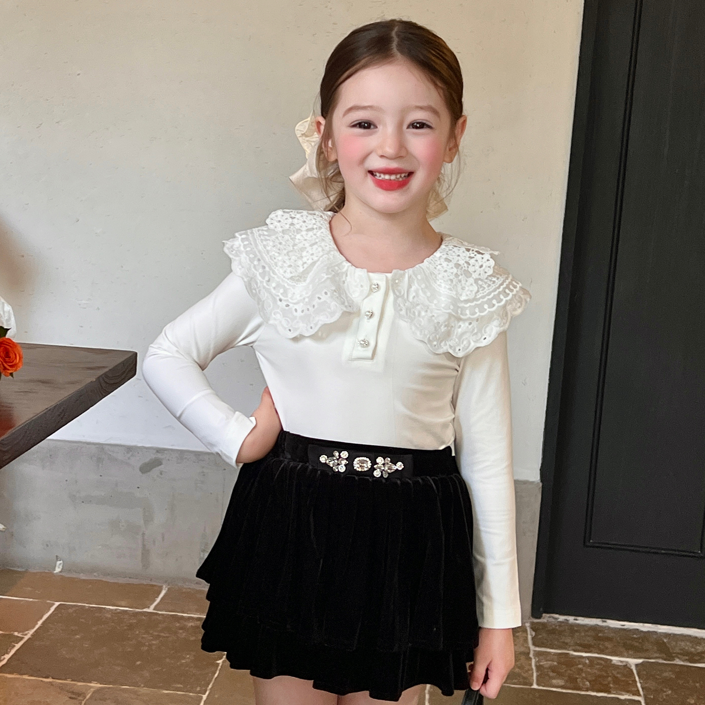 栀了成长记女童打底衫