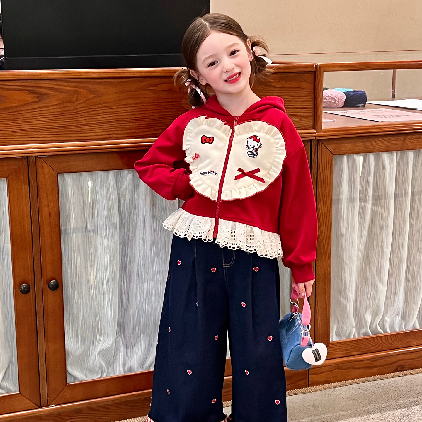 栀了成长记童装女童爱心花边加绒外套秋季儿童宝宝时髦秋装上衣,童装/婴儿装/亲子装,普通外套,淘宝优惠券,粉丝福利购,淘宝优惠卷