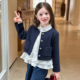 新款 外套2026春季 儿童气质甜美上衣 女童设计感短款 栀了成长记童装