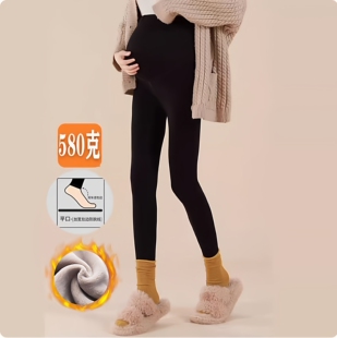 蚕丝保暖裤 孕妇棉裤 秋冬外穿东北超厚大码 羊毛打底裤 加绒加厚冬季