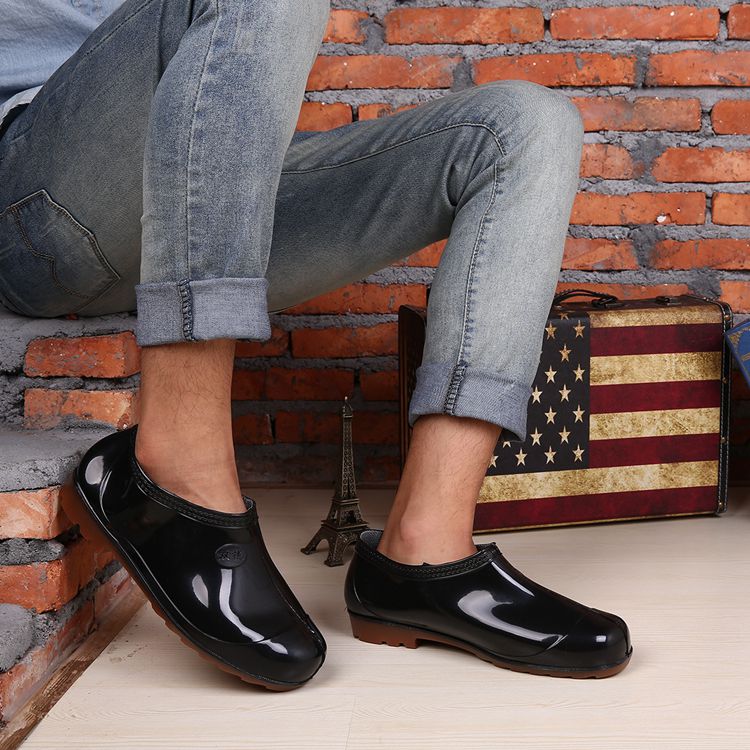 Chaussures - bottes caoutchouc homme pour printemps - semelle tendon - Ref 973881 Image 1