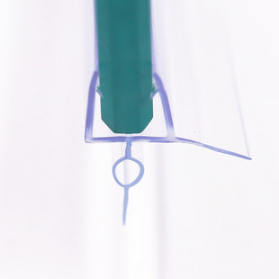 淋浴房玻璃门底部挡水条 拉开门防水条 pvc异形密封条胶条 导流水