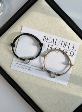 原创设计999纯银情侣手绳