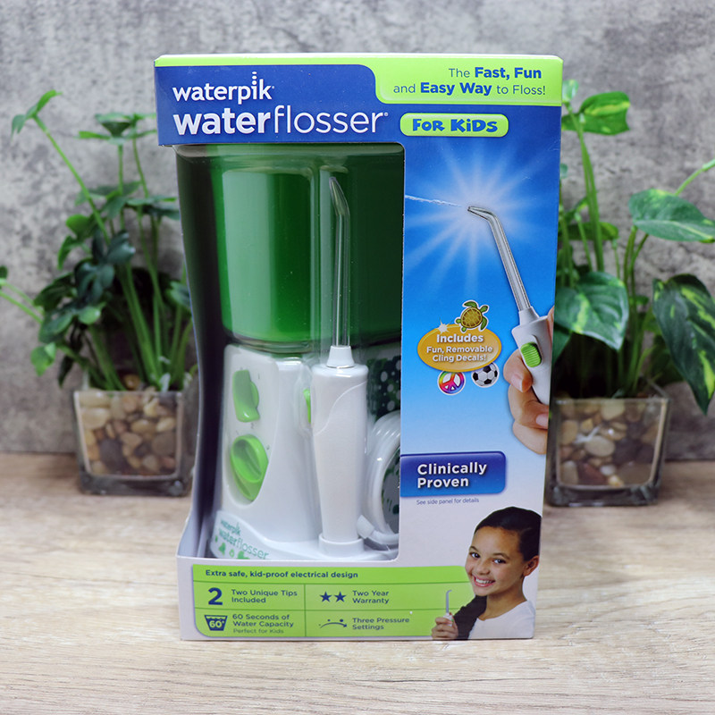代购洁碧Waterpik儿童便携水牙线机冲洗洁牙箍牙套结石正畸WP260