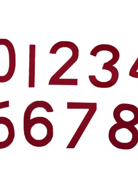 OP帆船红色帆号数字 CHNKG字母帆号贴帆贴布帆号纸