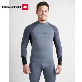 Rooster帆船服保暖上衣1.5mm氯丁橡胶透气技术上衣束口款冲浪潜水