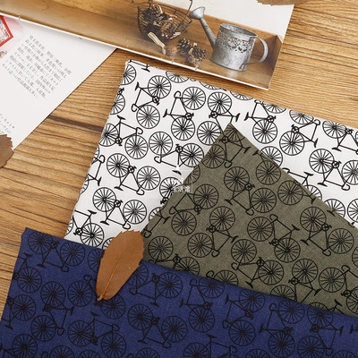 diy日本进口自行车服装纯棉布料