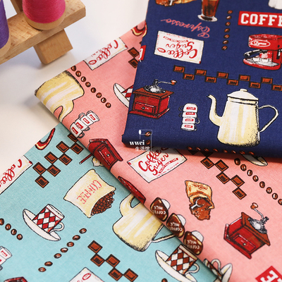 diy日本进口复古娃衣纯棉布料