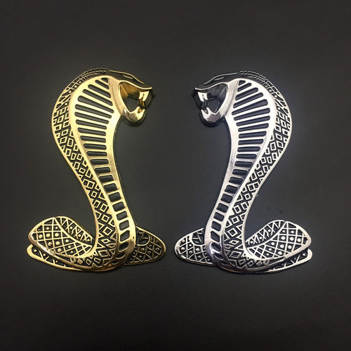 适用于福特金属眼镜蛇车标中网标
