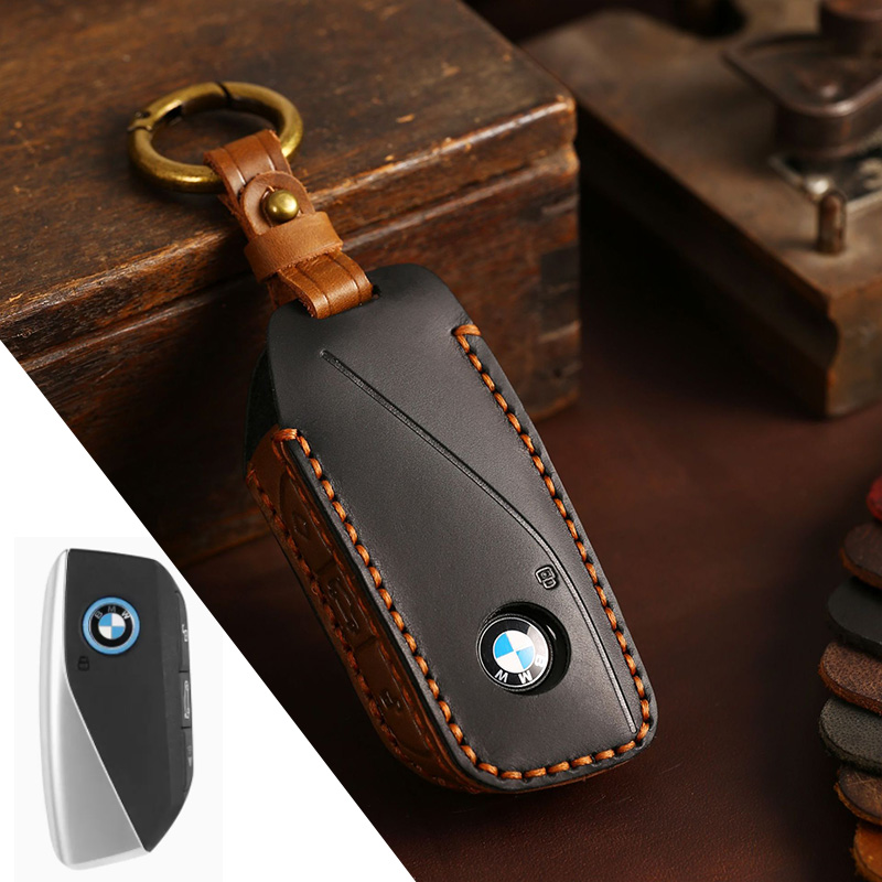 23款7系钥匙套新款x7/735Li/740Li/i7新能源xmix车钥匙包扣壳