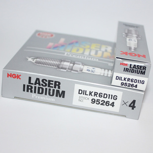 NGK双铱金火花塞DILKR6D11G 2.4劲炫4J12欧蓝德4J11 95264适用2.0