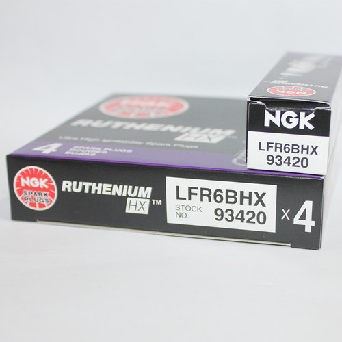 NGK双钌合金火花塞LFR6BHX适用酷派腾势D9沃尔沃XC60比亚迪2.0T