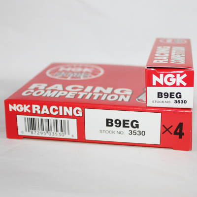 NGK RACING竞赛摩托车火花塞B9EG适用两冲P2 P3 P4 NSR250 BR9ES