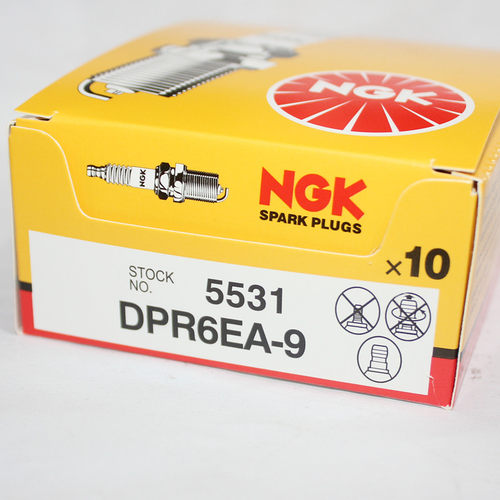 NGK火花塞DPR6EA-9适用本田百胜四冲程船外机摩托艇赛艇CT250 300