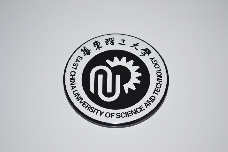 文化周边 华东理工大学 校徽徽章胸章胸针冰箱贴贴纸 现货可定制