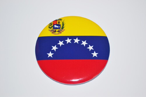 文化周边 委内瑞拉 国旗徽章胸章胸针冰箱贴 可定制贴纸墙贴卡贴