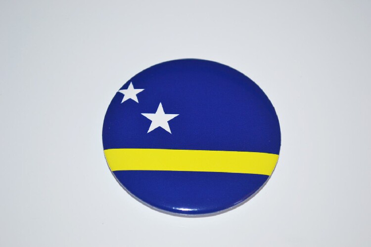 文化周边 库拉索 国旗徽章胸章胸针冰箱贴 可定制贴纸墙贴卡贴