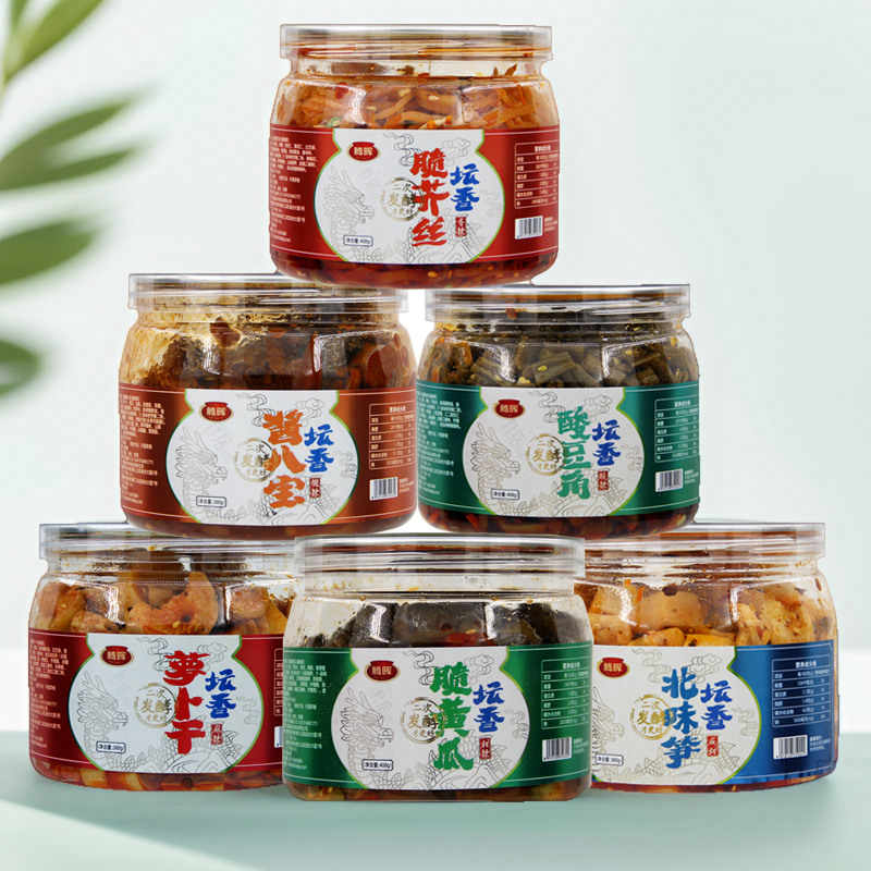 麻辣萝卜干干多口味酱腌菜