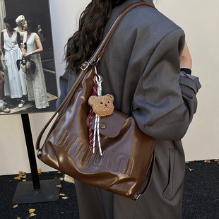 EUNICE 大容量后背包单肩腋下包 EXQUISITE高级感复古托特包包女款