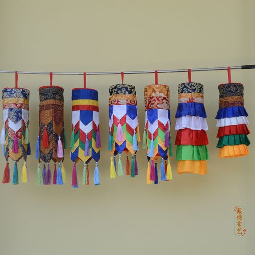 藏式佛堂装饰小号胜利幢幡宝幢