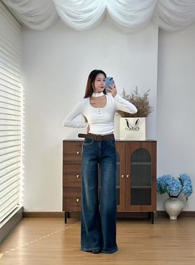 2025秋冬新款长袖修身辣妹上衣7737#