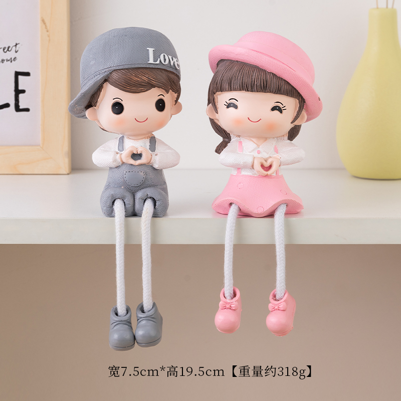 客厅电视柜婚庆装饰礼品卡通