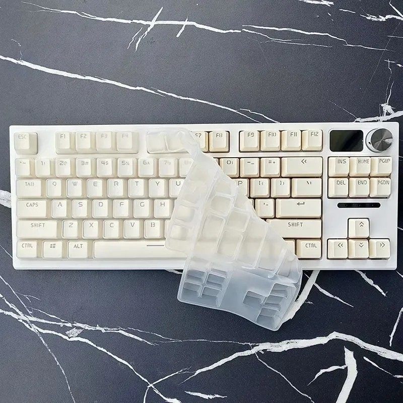 适用于狼途LT84机械键盘保护贴膜台式机电脑按键凹凸防灰尘垫套